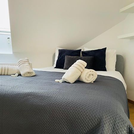 Modernes Appartement mit Fernblick Wien Exterior foto