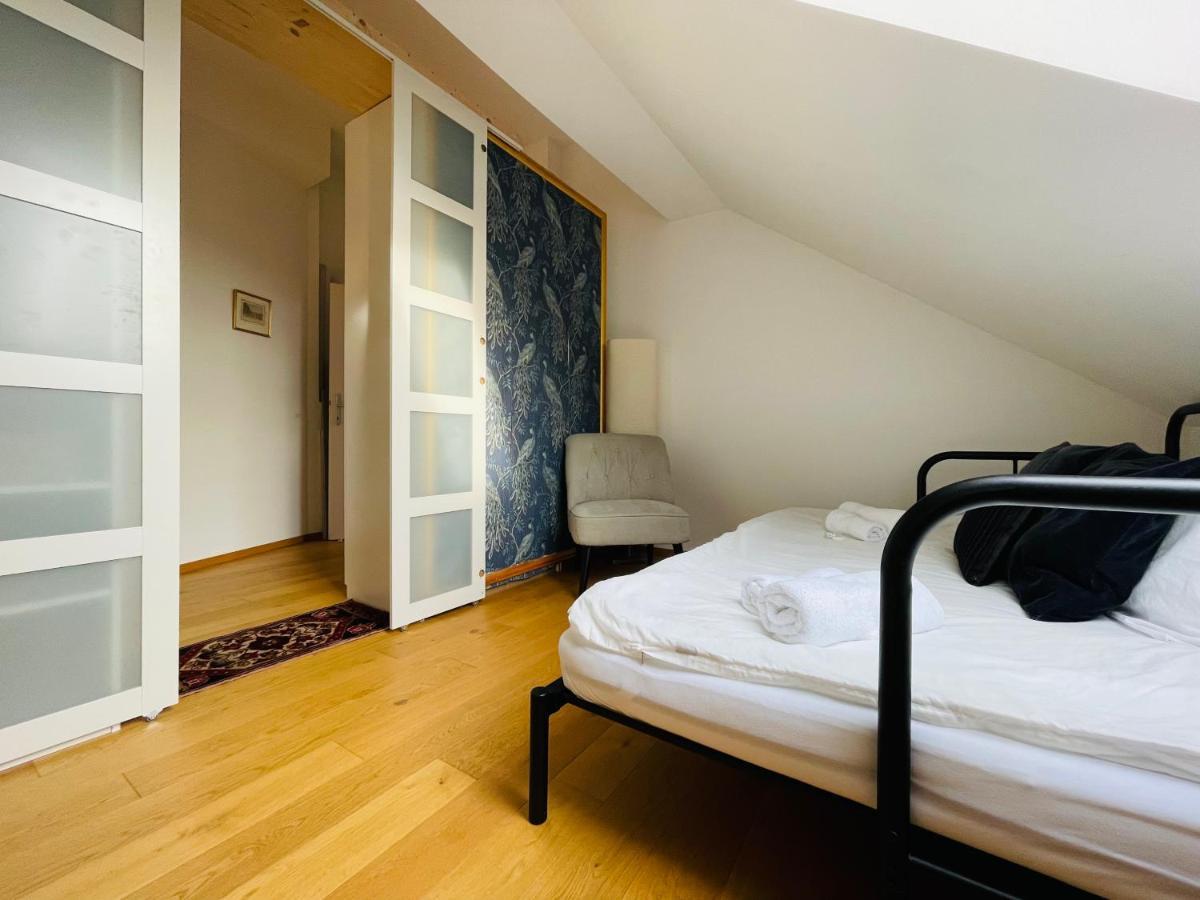 Modernes Appartement mit Fernblick Wien Exterior foto